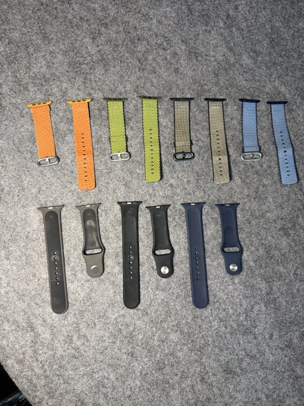 Apple Watch Band Lot of 7 Pairs Mixed Styles and Colors